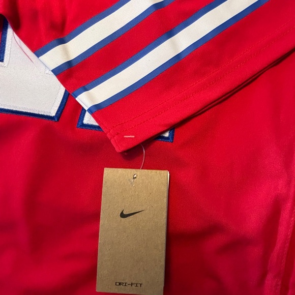 Nike Red Josh Allen Color Rush Jersey 17 Buffalo Bills - Picture 4 of 4